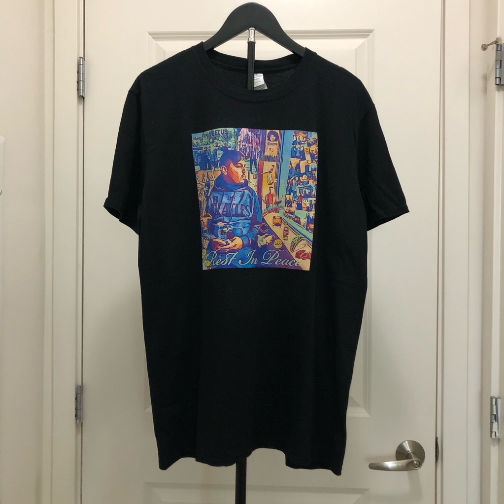 Tribute TShirt The Beatles Yeezus Soundgarden The Doors The Simpsons L Black